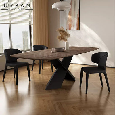 SABEL Modern Solid Wood Dining Table