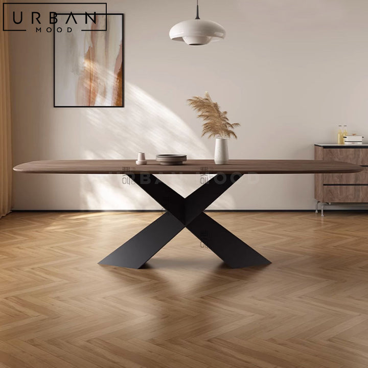 SABEL Modern Solid Wood Dining Table