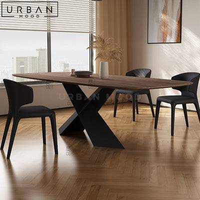 SABEL Modern Solid Wood Dining Table