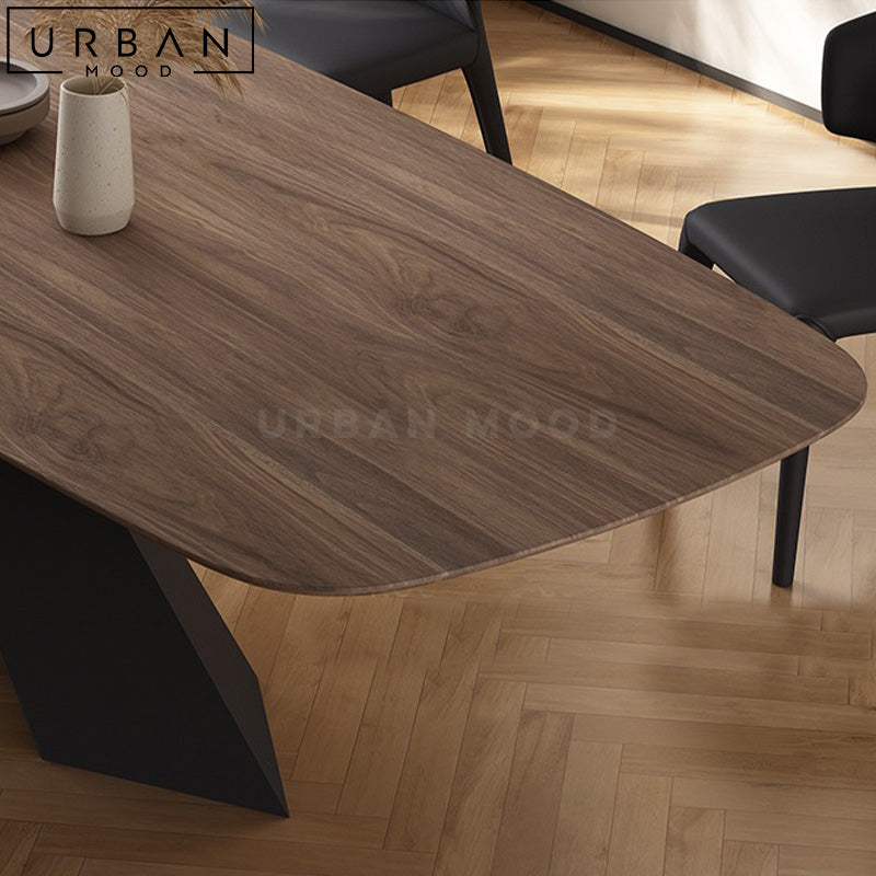 SABEL Modern Solid Wood Dining Table