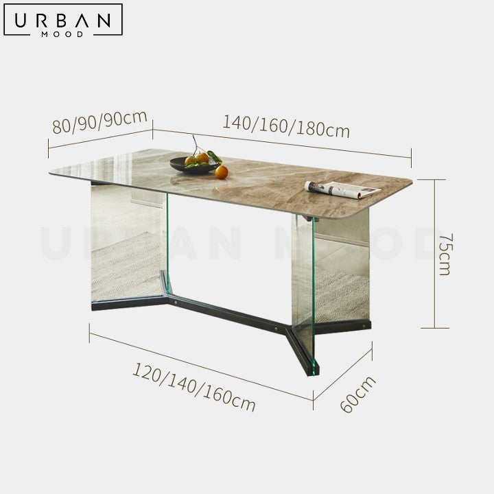 SABINO Modern Sintered Stone Dining Table