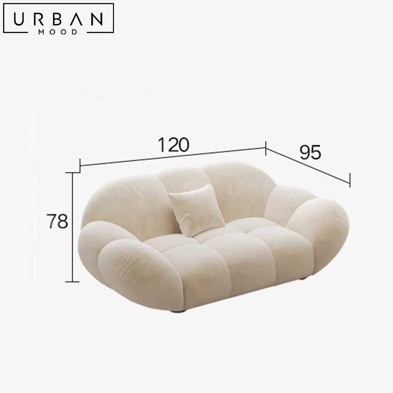 SABLA Modern Velvet Sofa (Cat-Friendly)