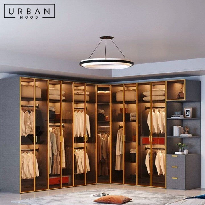 BRISBANE Modern Glass Wardrobe
