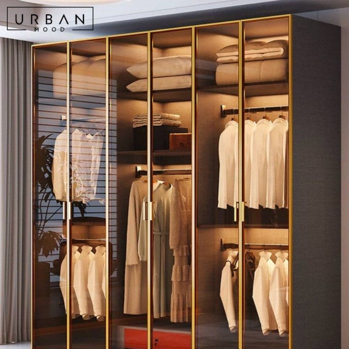 BRISBANE Modern Glass Wardrobe