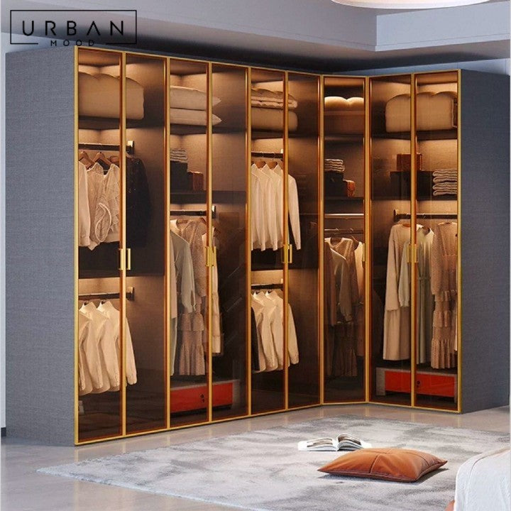 BRISBANE Modern Glass Wardrobe