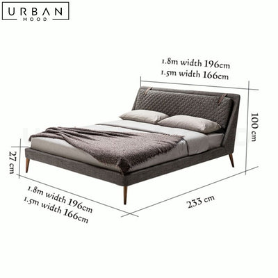 NIO Modern Fabric Bedframe