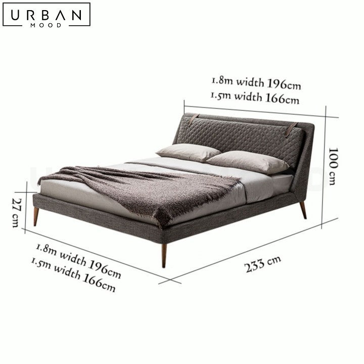 NIO Modern Fabric Bedframe