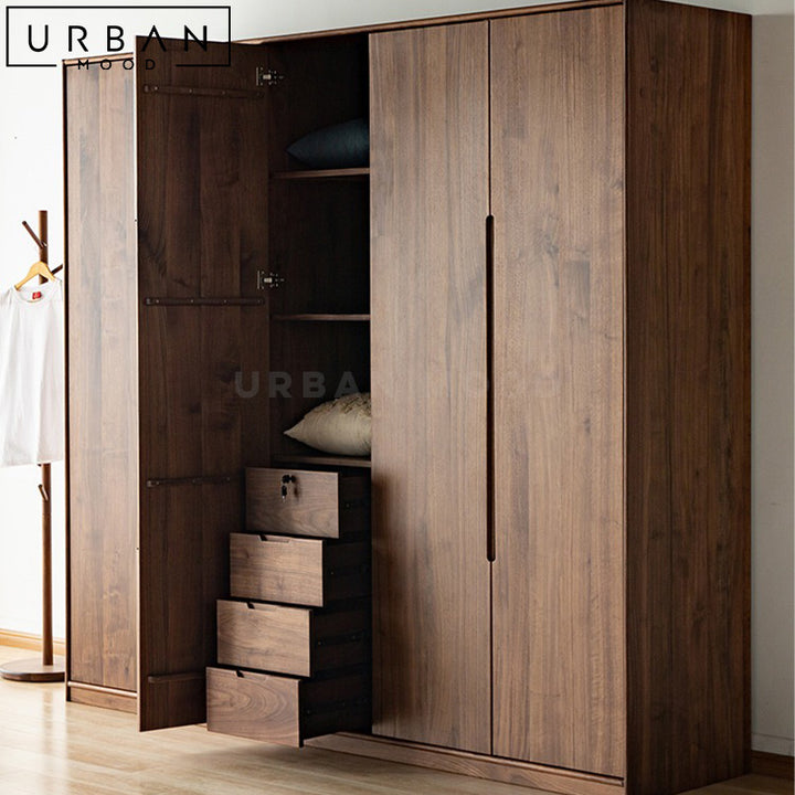 SALA Rustic Solid Wood Wardrobe