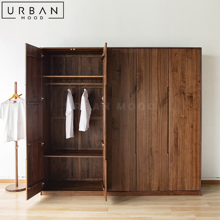 SALA Rustic Solid Wood Wardrobe