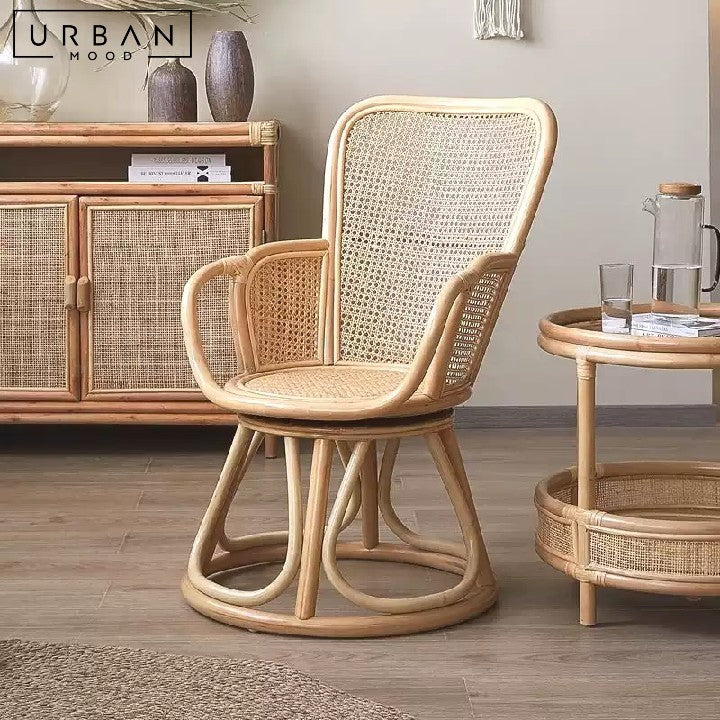 SALCEDO Vintage Rattan Armchair