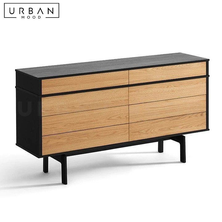 SALKA Modern Solid Wood Sideboard