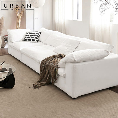 SALY Scandinavian Fabric Sofa