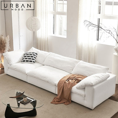SALY Scandinavian Fabric Sofa