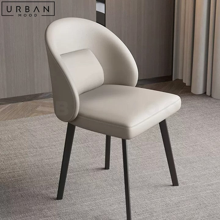 SAMO Modern Leather Dining Chair