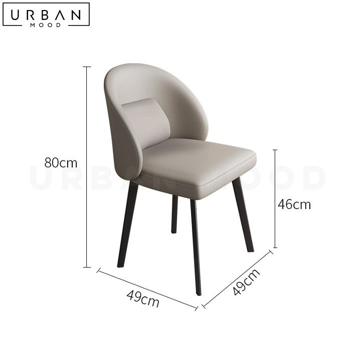 SAMO Modern Leather Dining Chair