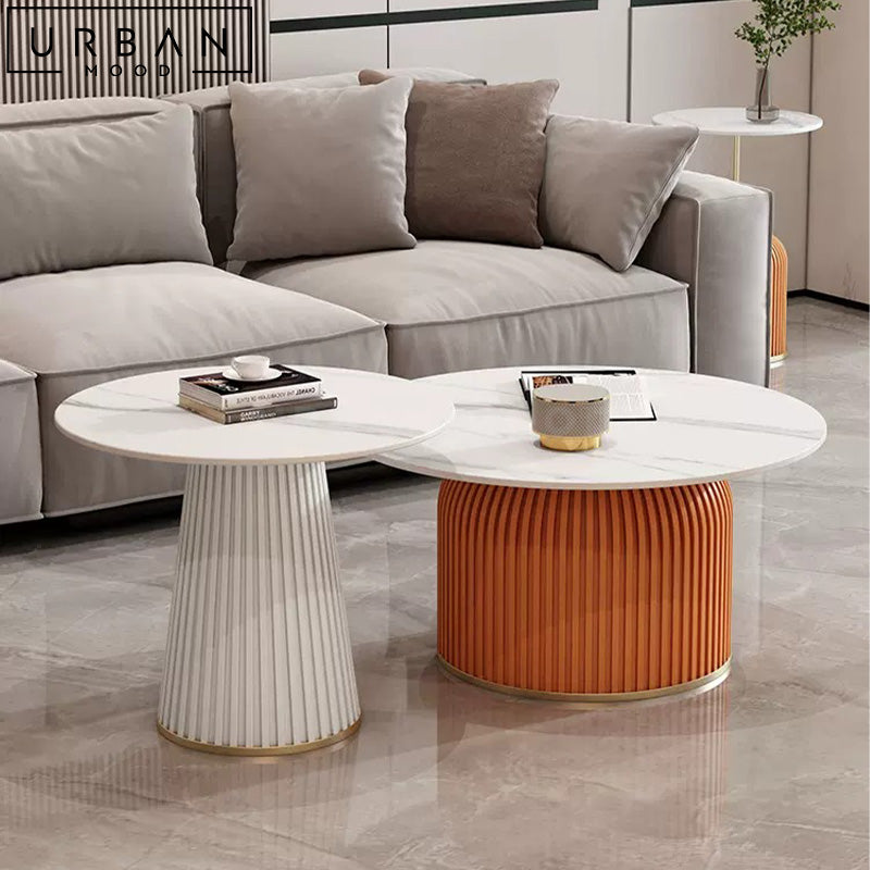 SAMUEL Modern Round Coffee Table