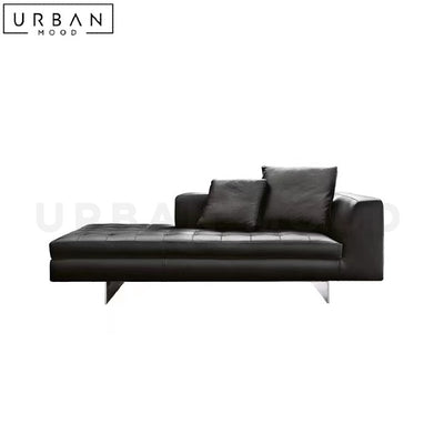SANAA Modern Leather Daybed Sofa