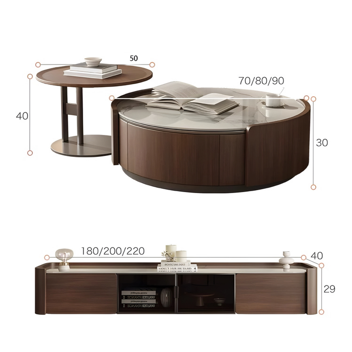 SANCE Modern TV Console & Coffee Table - Urban Mood Singapore