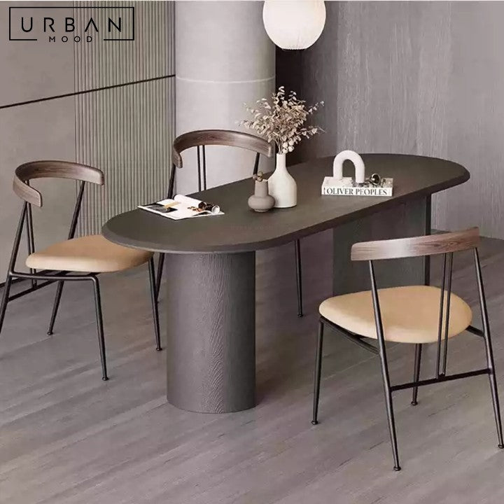 SANEL Modern Solid Wood Dining Table