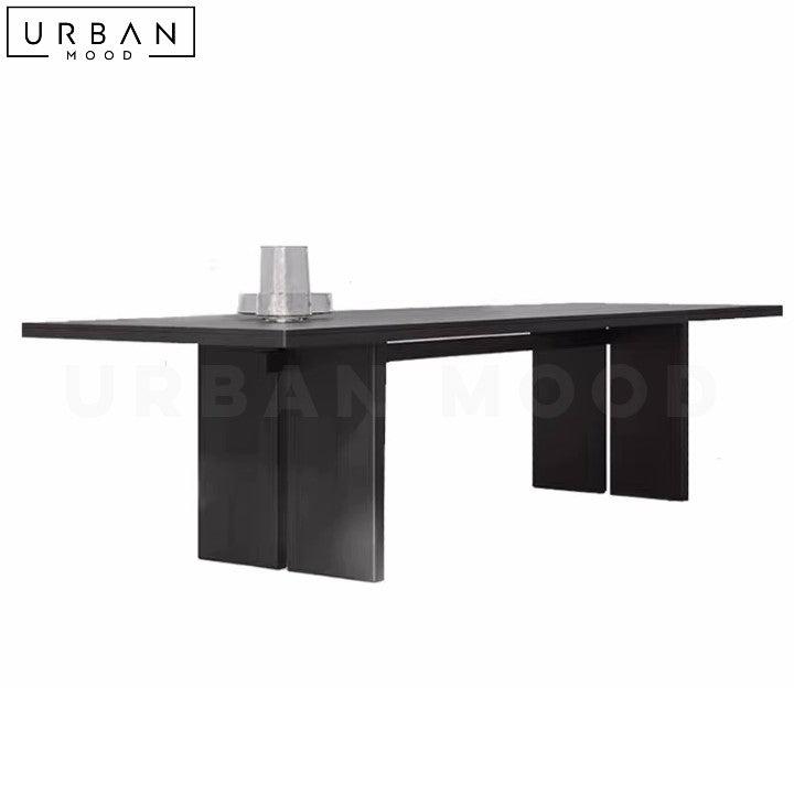 SANNI Modern Solid Wood Dining Table