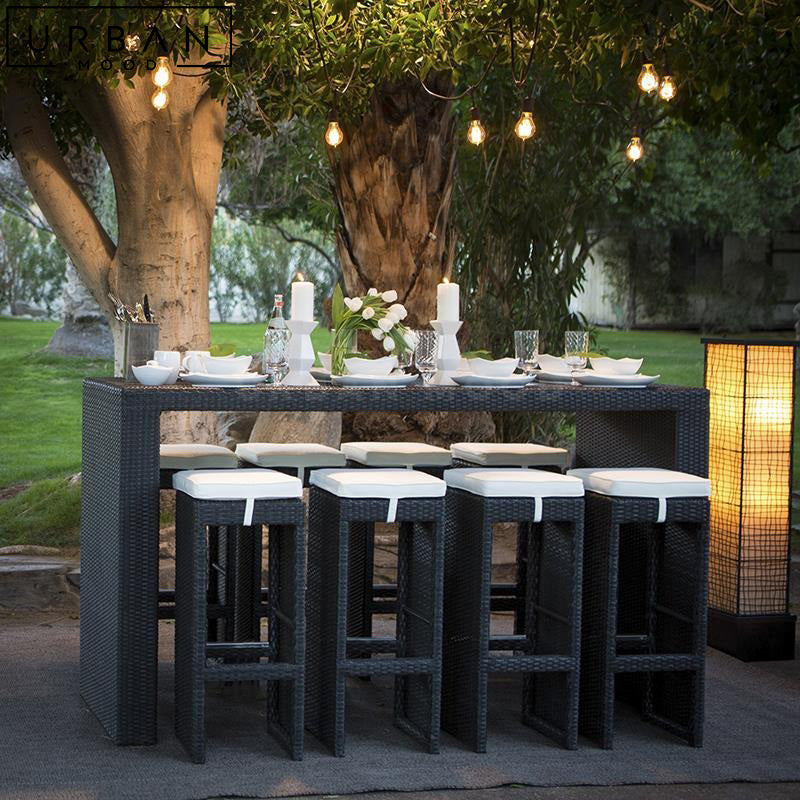 SANRO Modern Outdoor Bar Table & Chairs