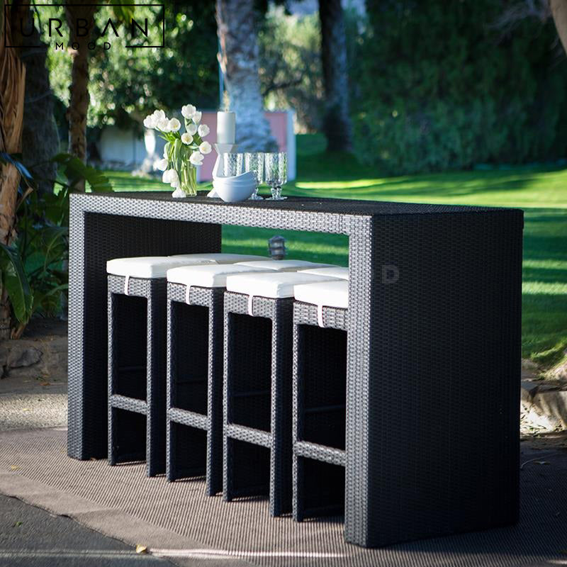 SANRO Modern Outdoor Bar Table & Chairs