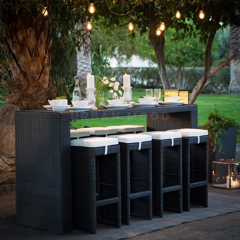 SANRO Modern Outdoor Bar Table & Chairs