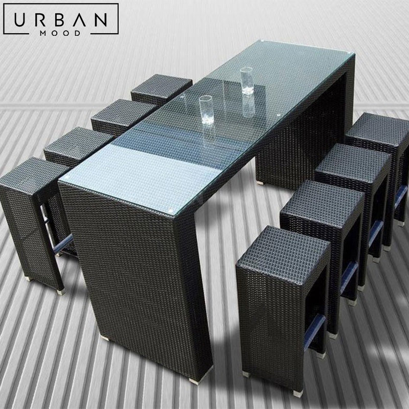 SANRO Modern Outdoor Bar Table & Chairs