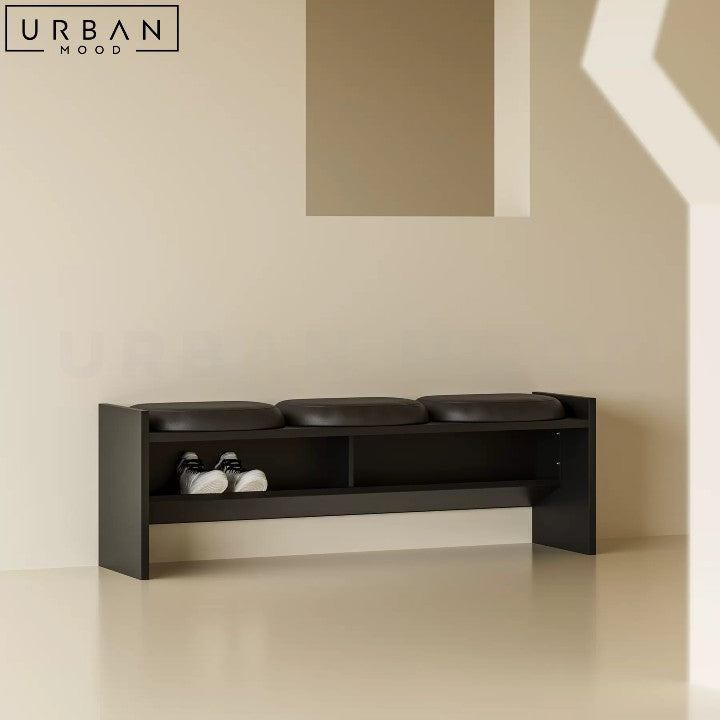 SANTIAGO Modern Solid Wood Bench