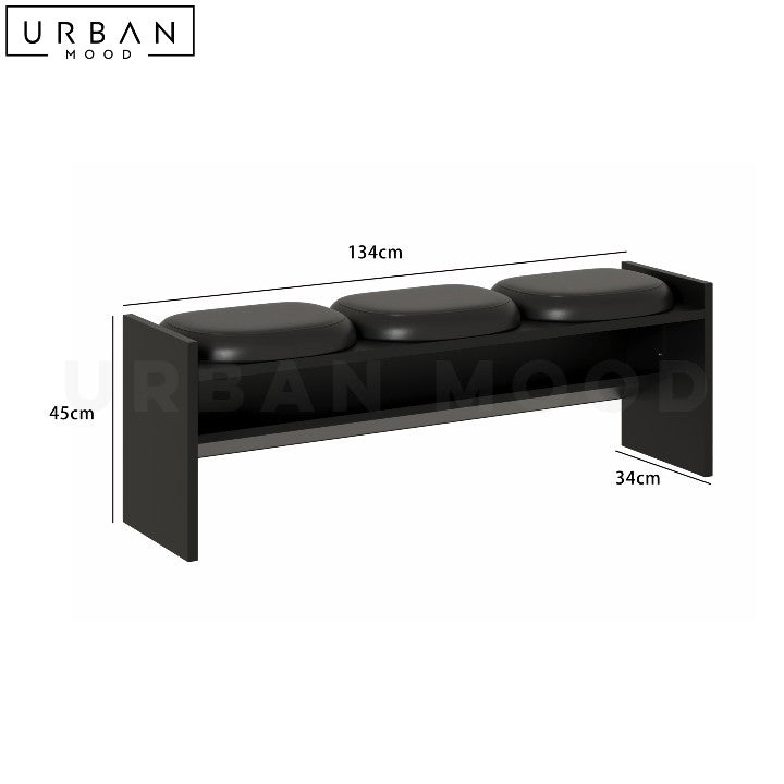 SANTIAGO Modern Solid Wood Bench