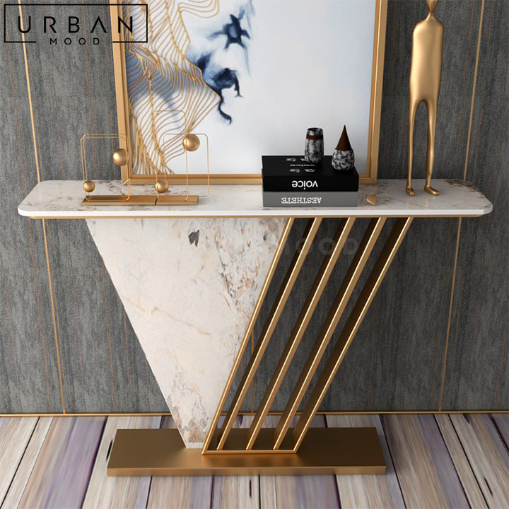 SARIK Modern Sintered Stone Console Table