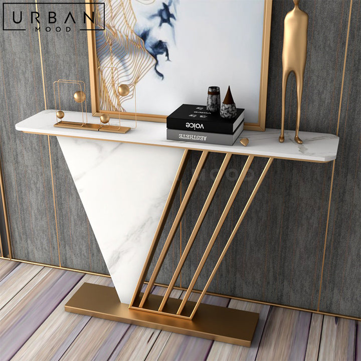 SARIK Modern Sintered Stone Console Table