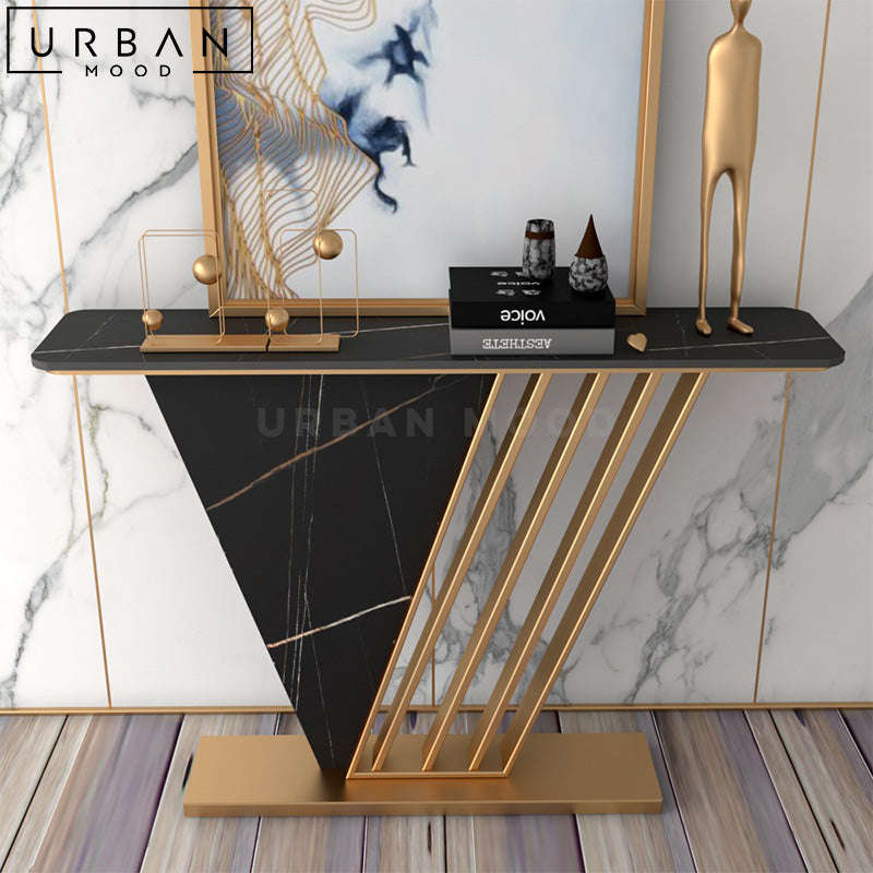 SARIK Modern Sintered Stone Console Table