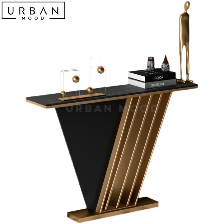 SARIK Modern Sintered Stone Console Table