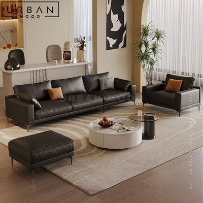 SAVER Modern Leather Sofa
