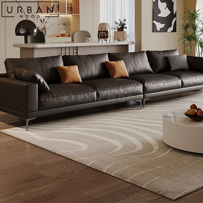 SAVER Modern Leather Sofa