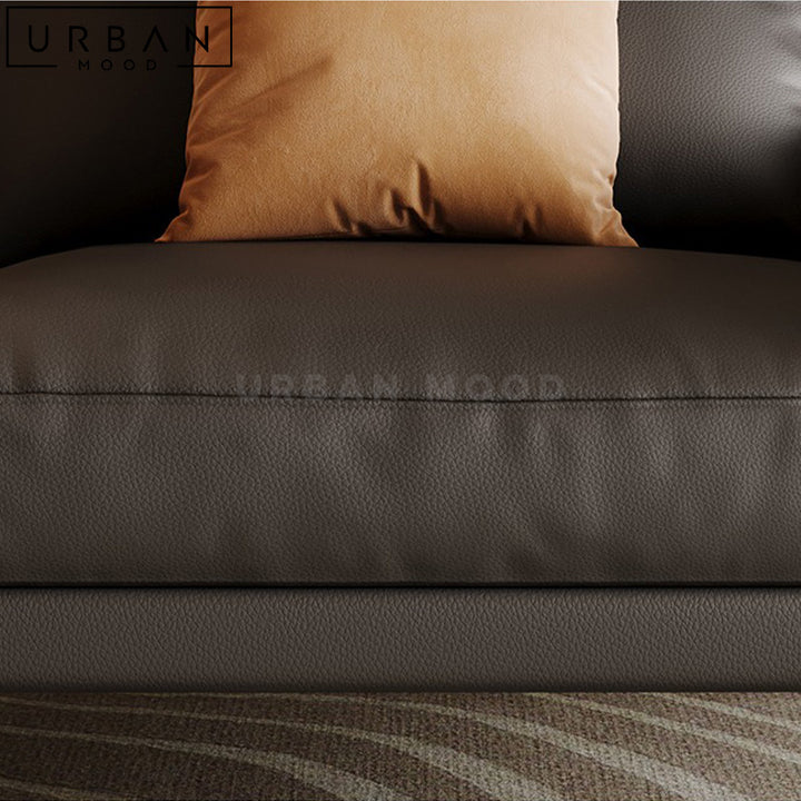 SAVER Modern Leather Sofa