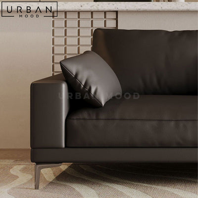 SAVER Modern Leather Sofa
