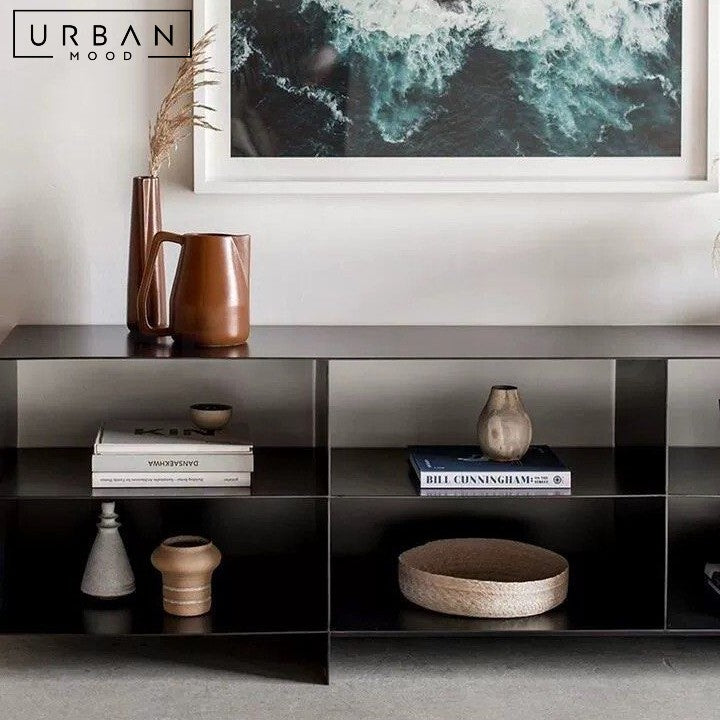 SCHEME Modern Metal TV Console