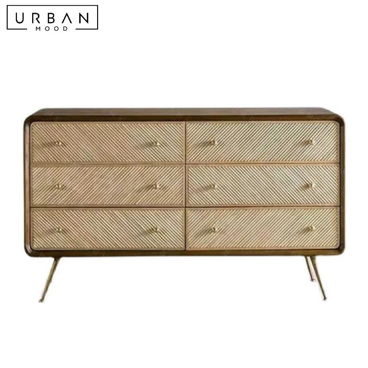 SCHRAM Modern Solid Wood Chest Of Drawers