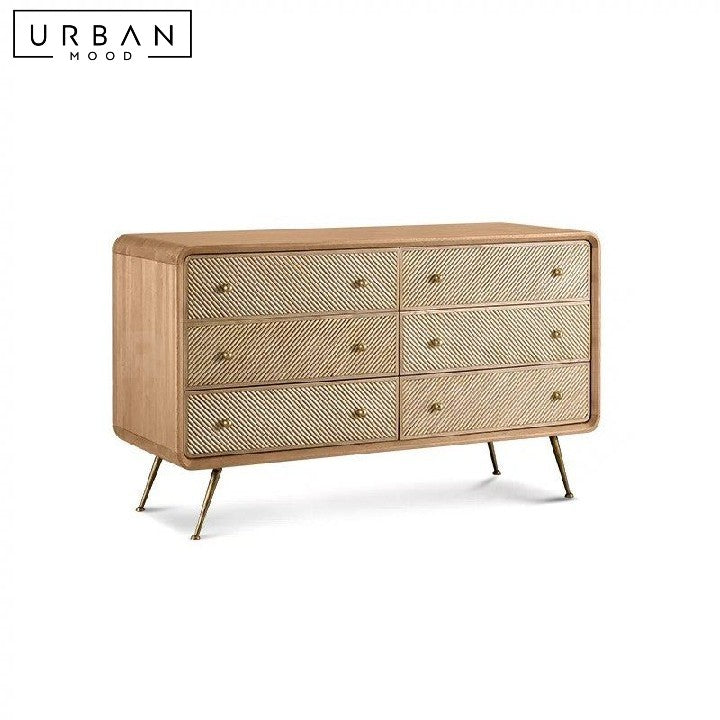 SCHRAM Modern Solid Wood Chest Of Drawers