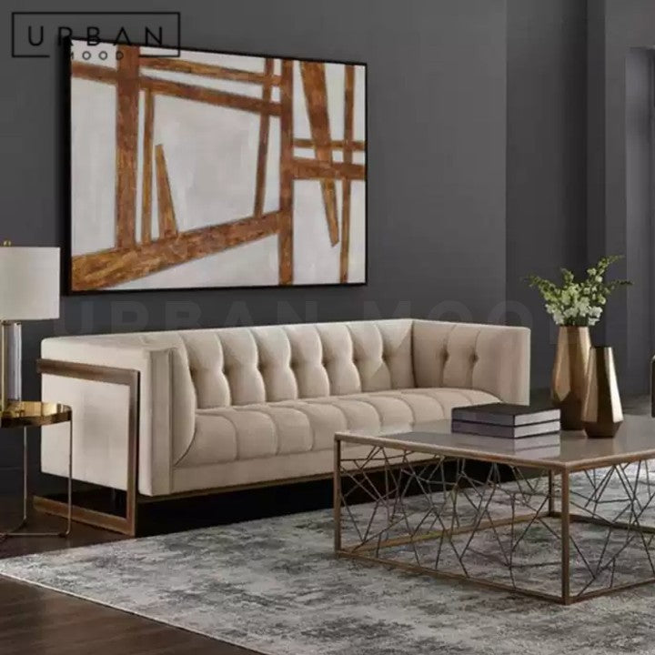 SCHUSTER Victorian Velvet Sofa