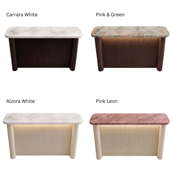 SCULPT Modern Sintered Stone Bar Table - Urban Mood Singapore
