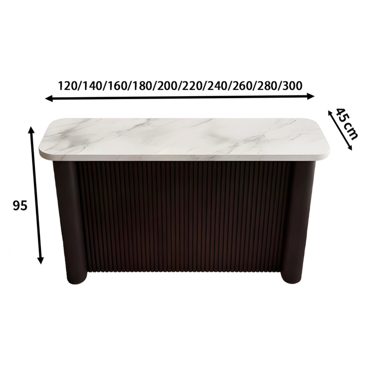 SCULPT Modern Sintered Stone Bar Table - Urban Mood Singapore