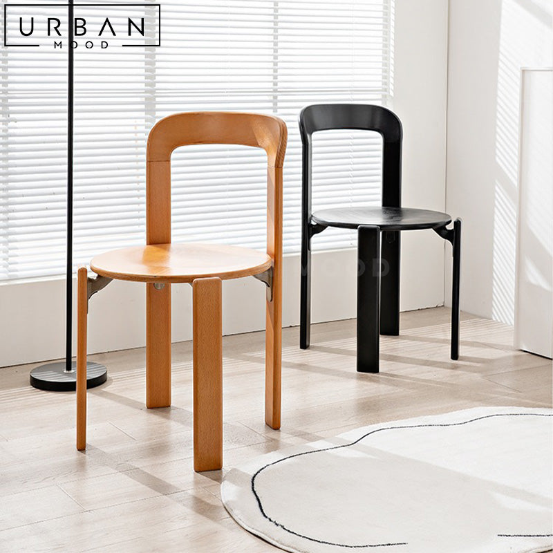 SEBTAN Modern Solid Wood Dining Chair