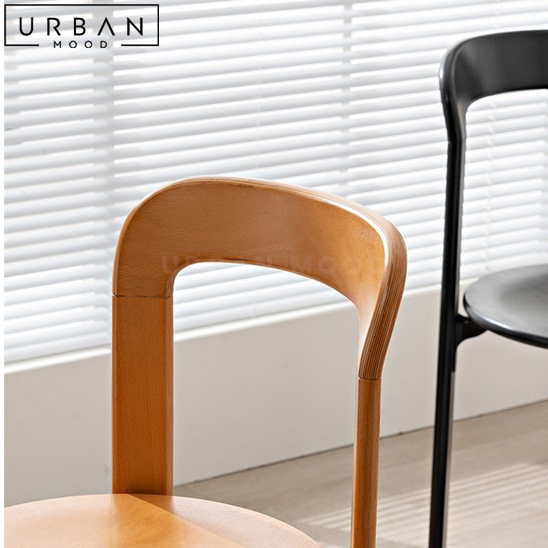 SEBTAN Modern Solid Wood Dining Chair