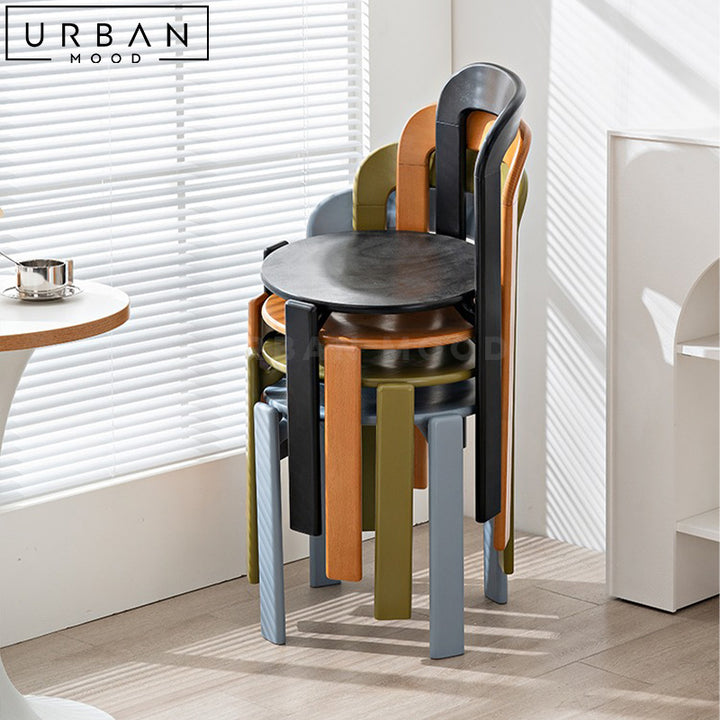 SEBTAN Modern Solid Wood Dining Chair