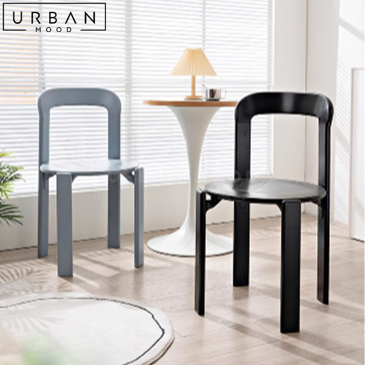 SEBTAN Modern Solid Wood Dining Chair