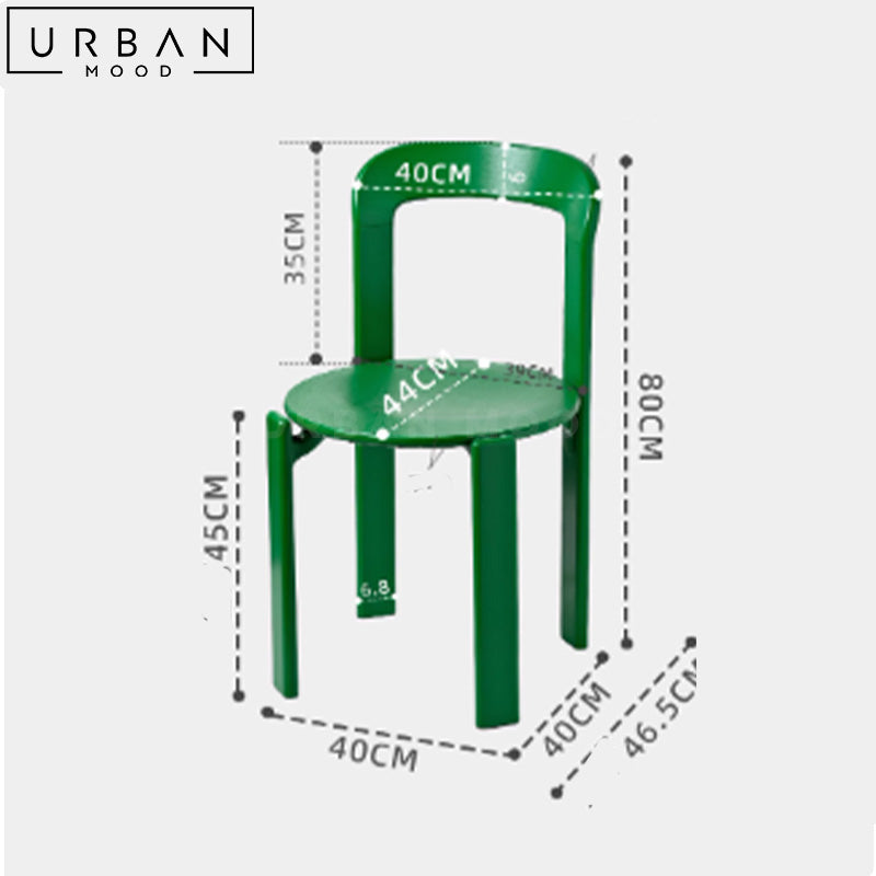 SEBTAN Modern Solid Wood Dining Chair