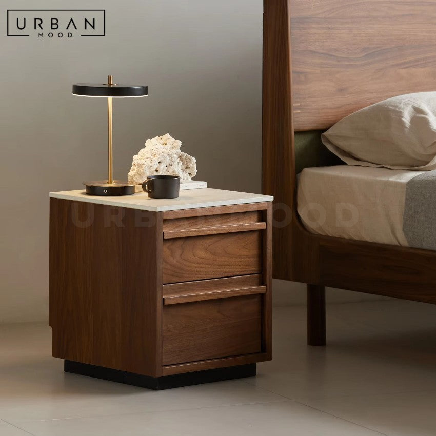 SEB Modern Solid Wood Bedside Table